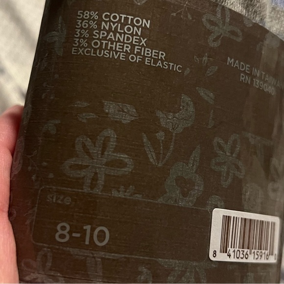 (NWT) Matilda Jane “Here I Am” Stripe & Geometric Print Tights - Picture 4 of 5